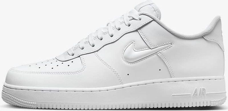 Nike - Air Force 1 Low Jewel - Sneakers - Wit - Leren Bovenwerk