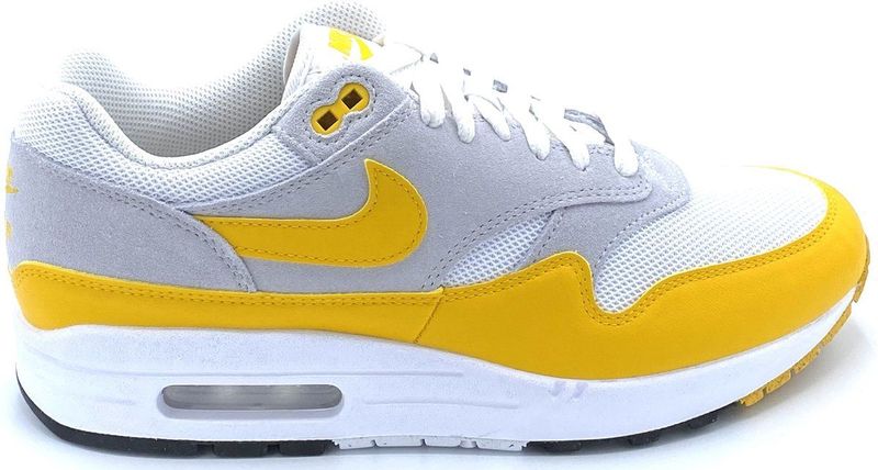 Nike Air Max 1 Essentials - Grijs/Geel - Maat 48.5 - Doos zonder deksel