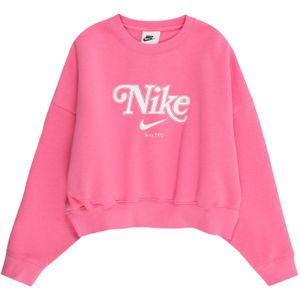 Nike, Dames, Sweatshirts & Hoodies, Roze, Maat: L Fleece,