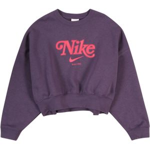 Nike Kort sweatshirt van fleece voor meisjes - Paars