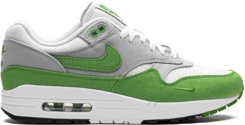 Nike - Air Max 1 Patta - Sneakers - Chlorophyll - Suède en Mesh