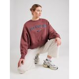 Nike, Dames, Sweatshirts & Hoodies, Bruin, Maat: XS Katoen,