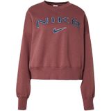 Nike, Dames, Sweatshirts & Hoodies, Bruin, Maat: XS Katoen,