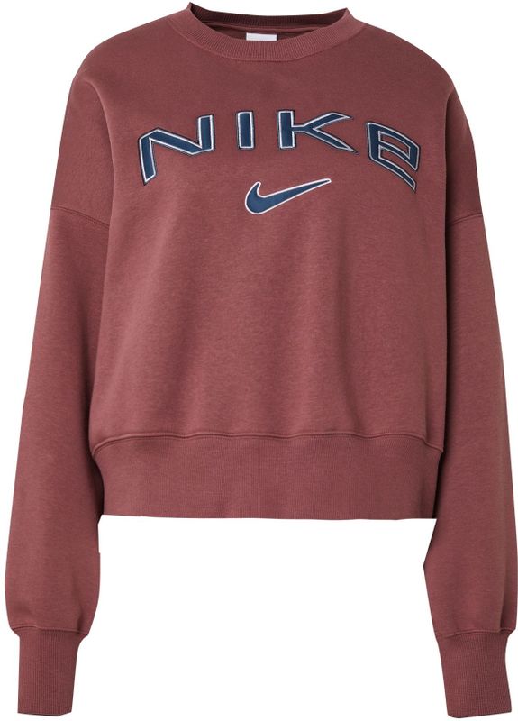 Nike, Dames, Sweatshirts & Hoodies, Bruin, Maat: XS Katoen,