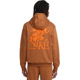 Nike, Heren, Sweatshirts & Hoodies, Bruin, Maat: S Katoen,
