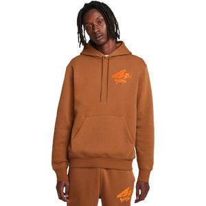 Nike sportswear club hoodie in de kleur bruin.
