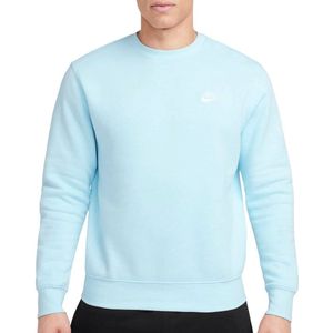 Nike - Sportswear Club Fleece Crew Sweater - Heren - Grijs - Katoen