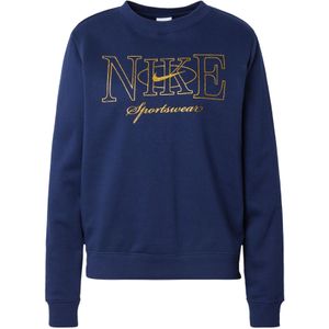 Nike Club Dames Sweatshirts - Blauw - Maat: M - Katoen Jersey - Foot Locker