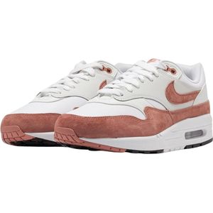 Nike W Nike Air Max 1 '87 Sneakers voor dames, White Canyon Pink Summit White Black, 41 EU