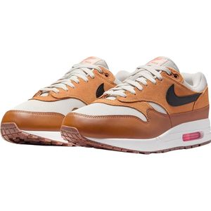 Nike - Air Max 1 Essential - Sneakers - Brown / Light Bone / Black - Air-Sole Demping