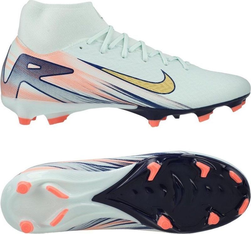 Nike Zoom Mercurial Superfly 10 Academy MDS Gras / Kunstgras Voetbalschoenen (MG) Mintgroen Blauw Roze Goud