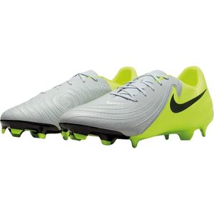 Nike Phantom Gx II Academy Fg/MG, herensneakers, Metallic Silver Black Volt, 41 EU