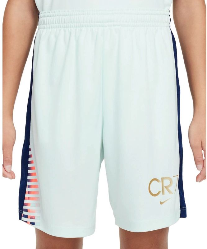 Nike JR CR7 Academy - Voetbalbroekje - Barely Green/Blue Void
