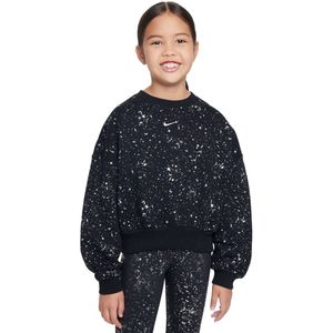 Nike - Club Fleece - Sweatshirt - Paars - Ronde Hals voor Meisjes