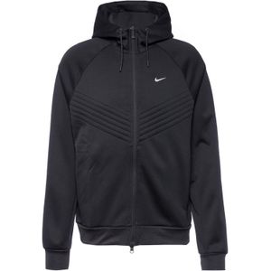 Nike Therma Sphere FZ1107-010, winterjas, waterafstotende thermische fit-winterjas met doorlopende ritssluiting, voor heren, zwart/cool grijs/reflecterend zilver, 2XL