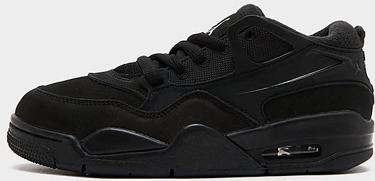 Air Jordan - 4 RM - Kinderschoenen - Zwart - Leer - Max Air Demping