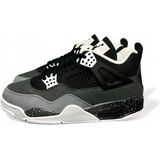 Nike - Air Jordan 4 Retro Fear - Sneakers - Grijs - Nubuck