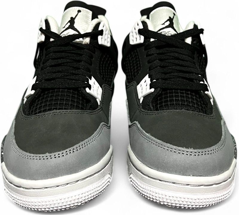 Nike - Air Jordan 4 Retro Fear - Sneakers - Grijs - Nubuck