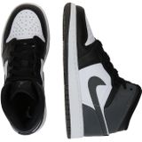 Jordan - Aj1 Mid - Unisex Schoenen - Zwart - Leer