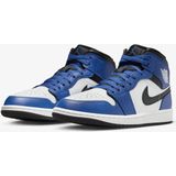 Air Jordan - 1 Mid - Sneakers - Zwart - Leer