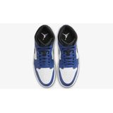 Air Jordan - 1 Mid - Sneakers - Zwart - Leer
