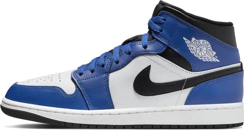 Air Jordan - 1 Mid - Sneakers - Zwart - Leer