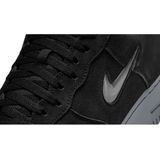 Nike - Air Force 1 Jewel - Suède - Zwart / Grijs - Sneakers Heren