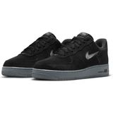 Nike - Air Force 1 Jewel - Suède - Zwart / Grijs - Sneakers Heren