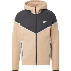 Nike Tech Fleece Sportswear Vest Beige Donkergrijs Zilver Zwart