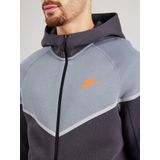 Nike - Tech Fleece - Vest - Blauwgrijs Donkergrijs Oranje