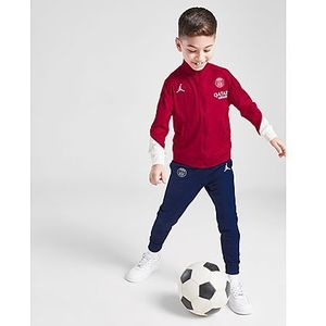 Paris Saint-Germain Strike Vierde Jordan Dri-FIT knit voetbaltrainingspak voor kleuters - Rood