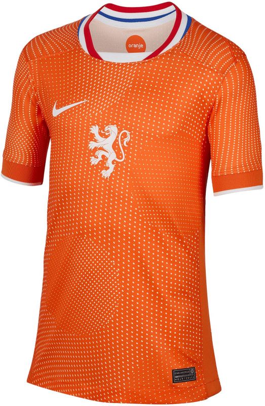 NIKE - KNVB Y NK DF STAD JSY SS HM - Replica Wedstrijdshirt - Oranje - Materiaal: Hoogwaardig