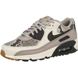 Nike - Air Max 90 - Dames Schoenen - Beige - Leer, Textil