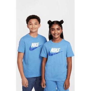 NIKE - Sportswear - Sport T-shirt - Blauw - Korte Mouw - Kids