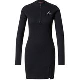Jordan Knit Jurken Dames - Zwart - Maat L