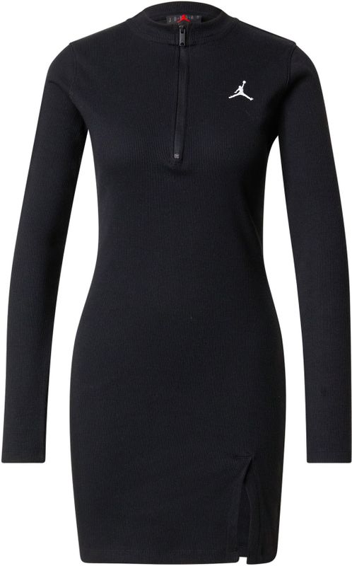 Jordan Knit Jurken Dames - Zwart - Maat L