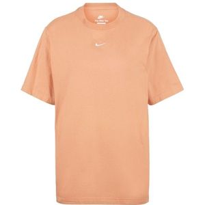 Nike Tee Shirt Oversize Phoenix Essential - Roze/Wit - Dames