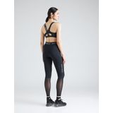 Nike Pro - Legging - Zwart - Lange Legging met Halfhoge Taille en Mesh Vlakken voor Dames