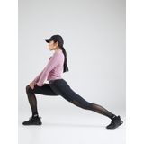 Nike Pro - Legging - Zwart - Lange Legging met Halfhoge Taille en Mesh Vlakken voor Dames