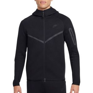 Nike tech fleece hoodie in de kleur zwart