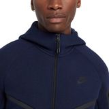 Nike Tech Fleece Hoodie - Marine Kleur