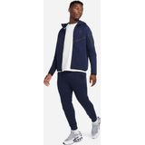 Nike - Tech Fleece - Joggingbroek - Donkerblauw - Zwart - Katoen Polyester