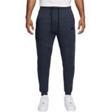 Nike - Tech Fleece - Joggingbroek - Donkerblauw - Zwart - Katoen Polyester