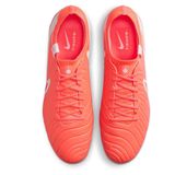 Nike Heren Legend 10 Elite FG - Hot Lava Wit - Voetbalschoenen