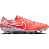 Nike Heren Legend 10 Elite FG - Hot Lava Wit - Voetbalschoenen