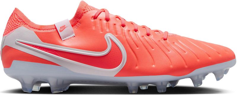 Nike Heren Legend 10 Elite FG - Hot Lava Wit - Voetbalschoenen