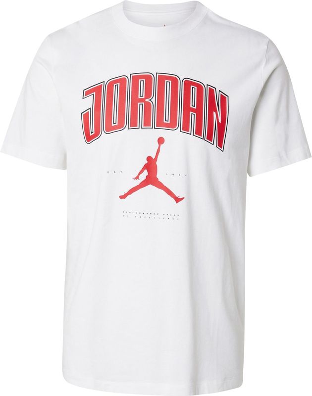 Jordan City 88 T-shirts Heren - Wit - Maat XXL - Katoen Jersey