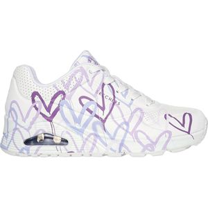 Sneakers Skechers Skechers x Jgoldcrown Uno-Spread The Love 155507/WLPR Weiß