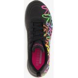 Skechers - JGoldcrown: Uno Lite - Heart of Hearts - Zwart - Imitatieleer - Extra Comfort