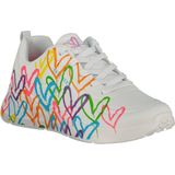 Skechers - JGoldcrown Uno Lite - Sneakers - Wit - Extra Comfort - Memory Foam